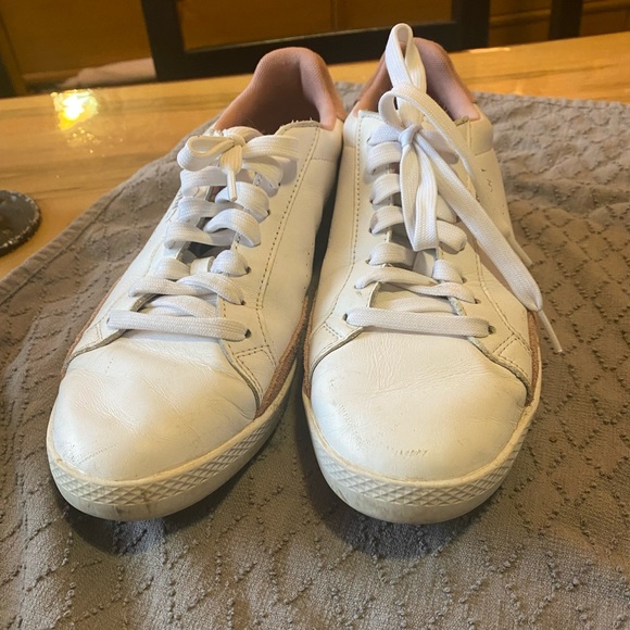 PUMA Pink and White Tennis Shoe - Picture 3 of 3